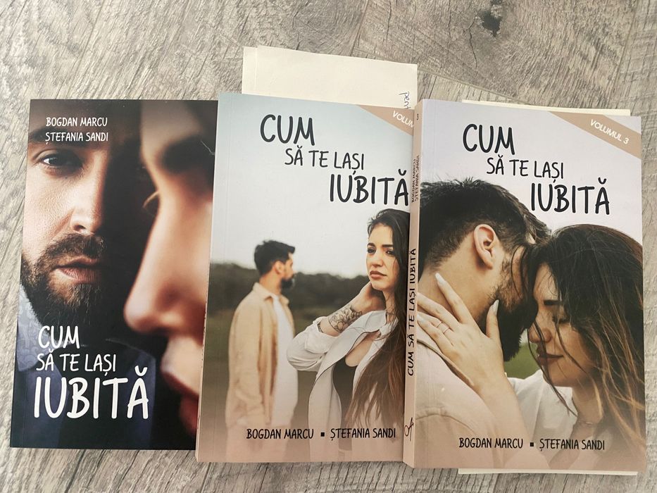 Vând 3 volume ,,Cum să te lași iubită’’