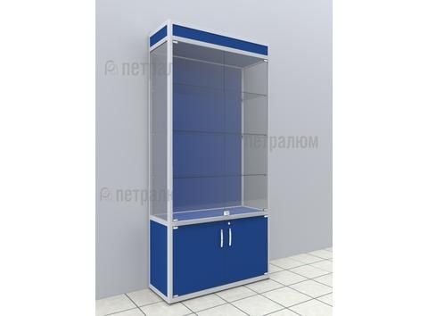 Стеклянный шкаф в отличном состоянии