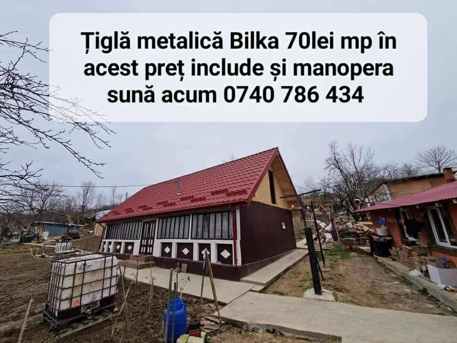 Acoperișuri Tabla BILKA Reparații Acoperișuri