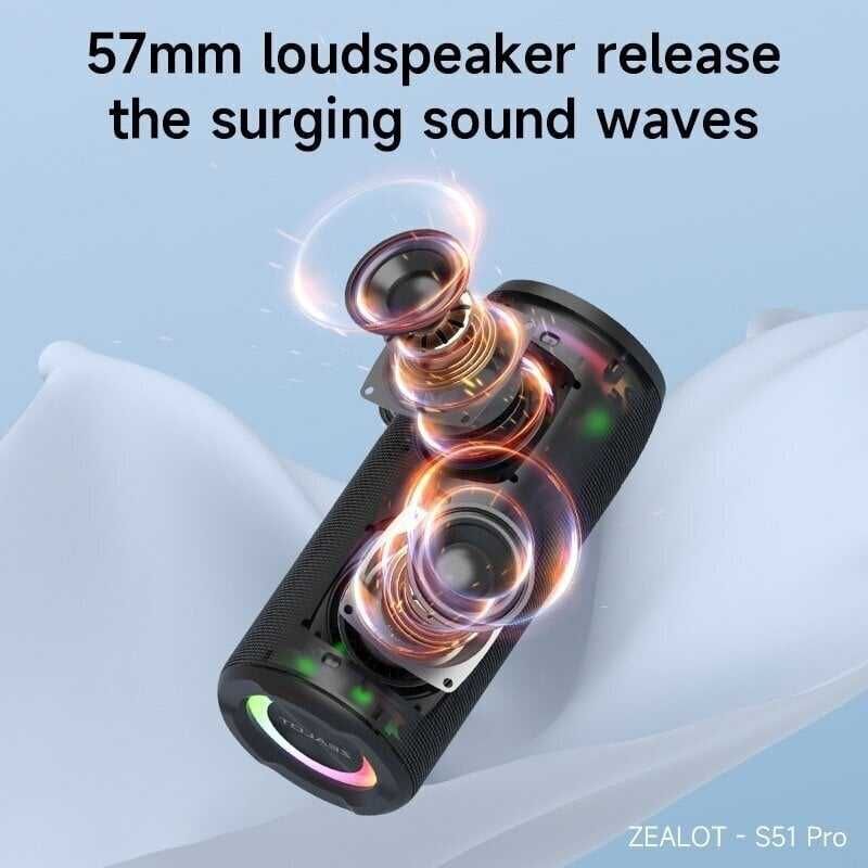 Акумулаторна Bluethoot колонка ZEALOT S51Pro