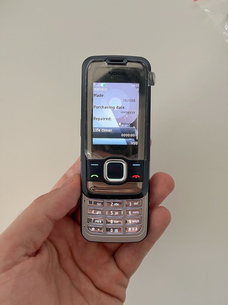 NOU - NOKIA 7610 Supernova, telefon slide, 0 minute, folie pe ecran