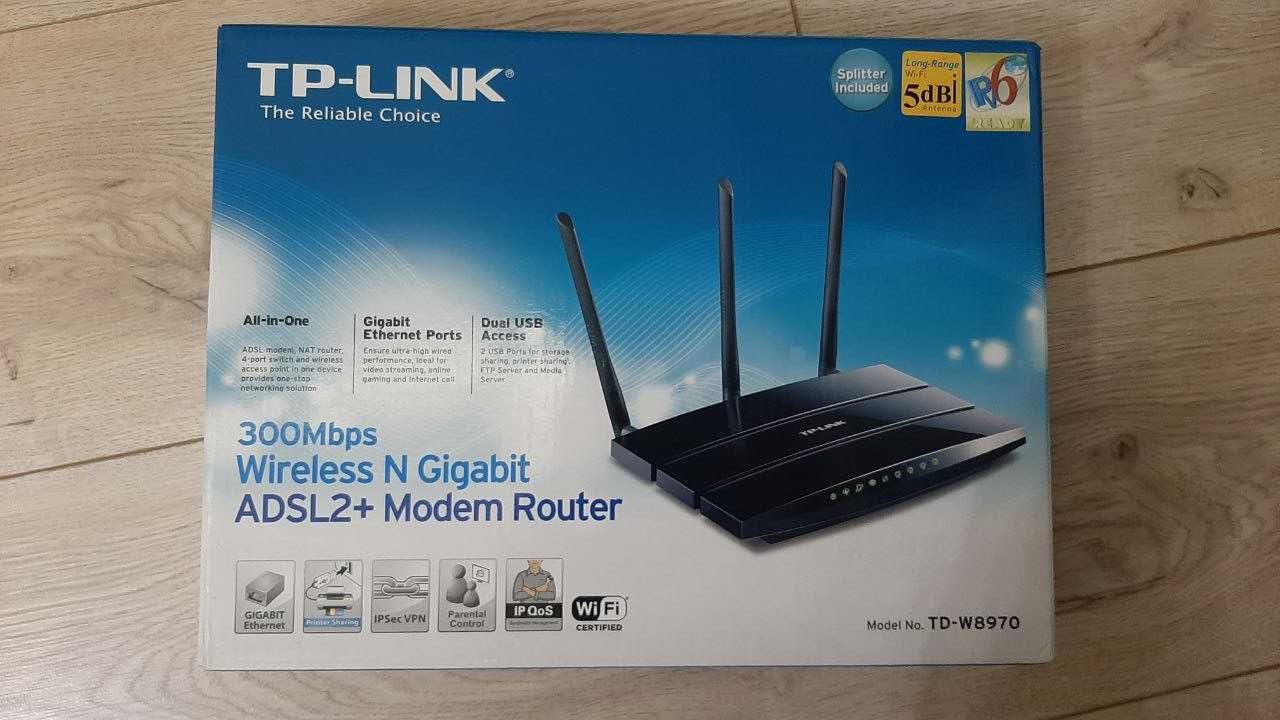 Продаю модем TP-Link  TD-W 8970 в очень хорошем состоянии