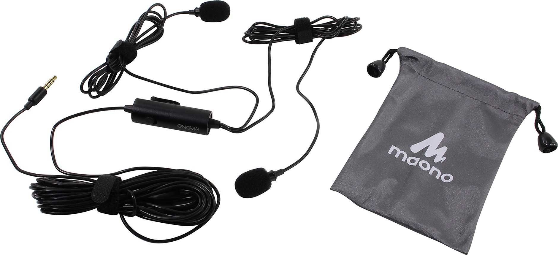 Двойной микрофон для смартфона или фото- и видеотехники Maono AU-200