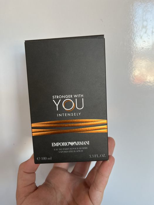 Armani stronger with you intensly