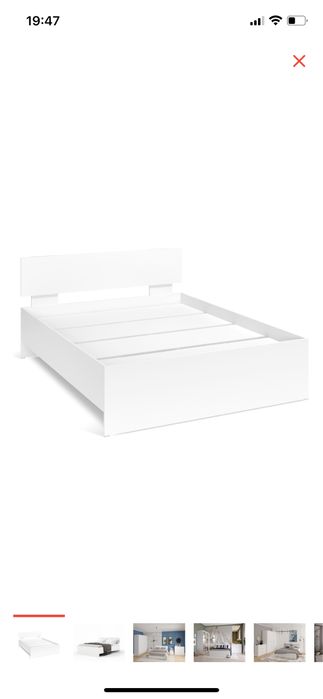 Кровать белая для спальни