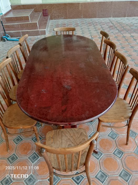 Стол стулья венские