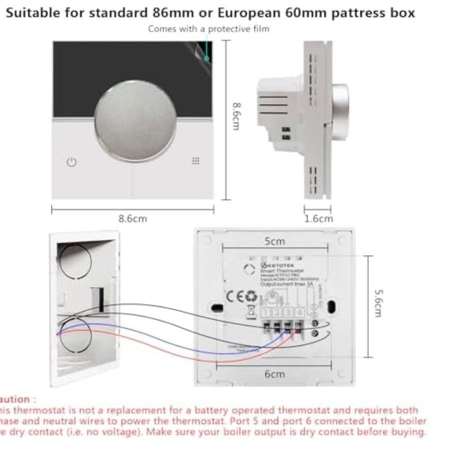 Termostat digital  inteligent