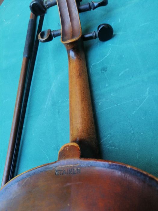 Vioara de maestru lutier Jacobs stainer  decor colecție  veche vintage