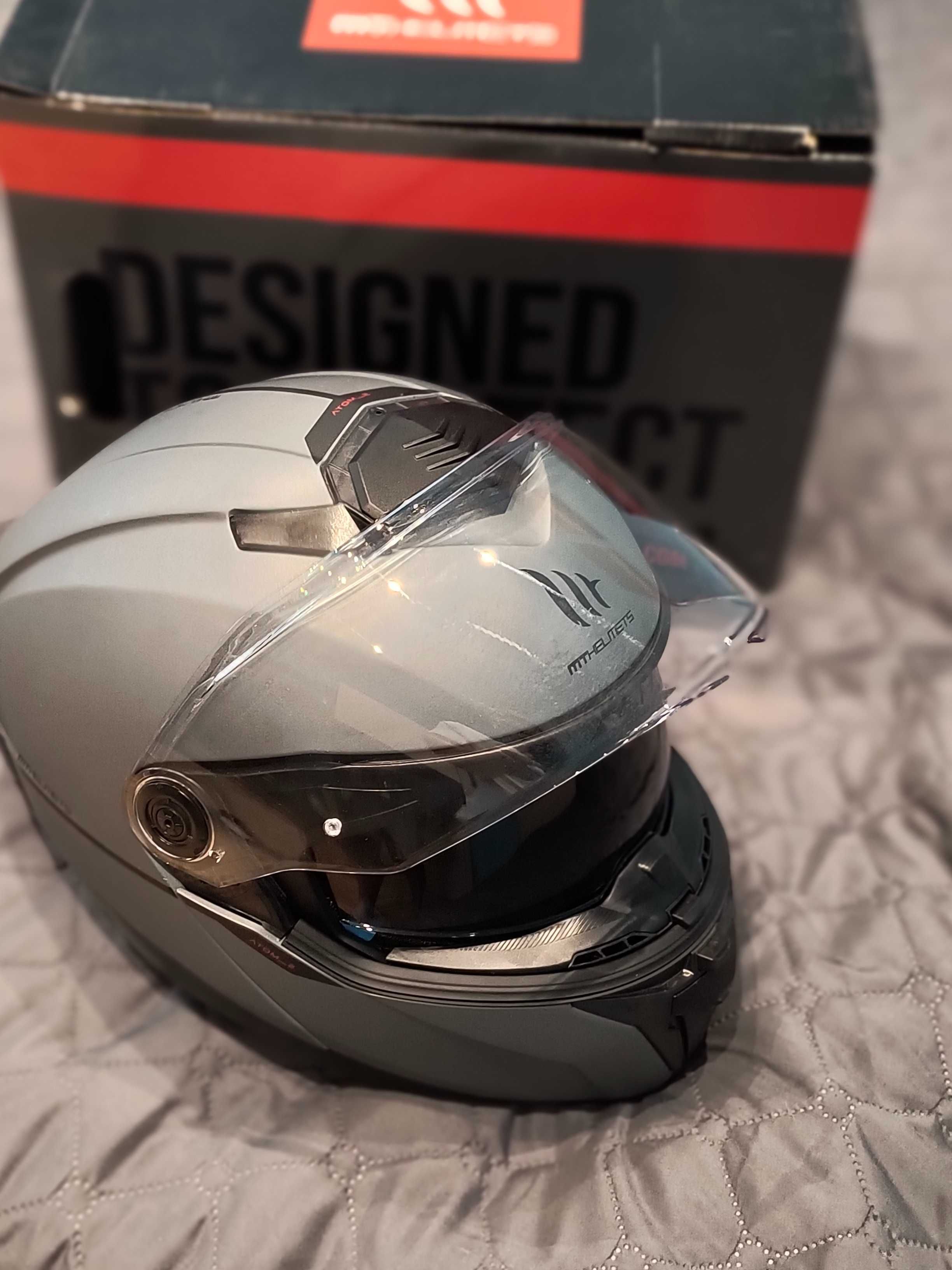 Каска MT ATOM 2 sv A2 titanium MAT