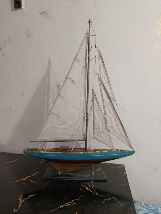 Макет на кораб запазен със платна