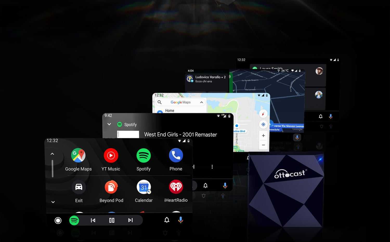 Ottocast A2 Air Wireless Android Auto CarPlay