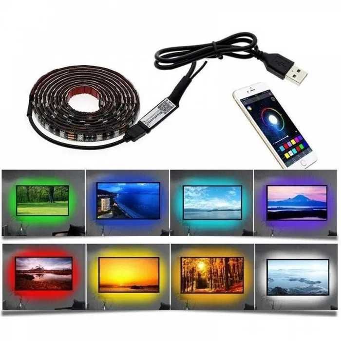 Lumini tip Ambilight Banda RGB Led Bluetooth Banda LED RGB Bluetooth