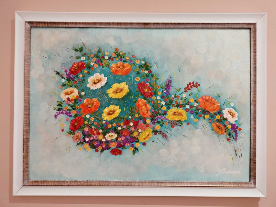 Картини маслени бои - флорални мотиви