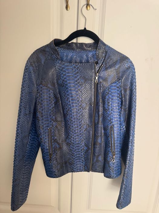 Geaca piele piton 100%, marimea S