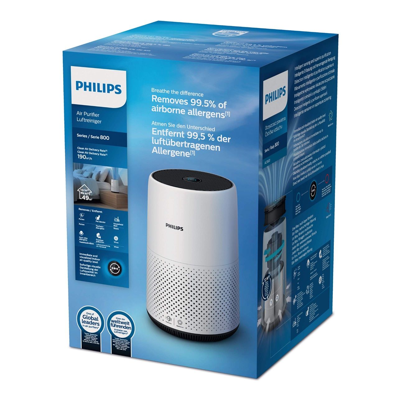 очиститель воздуха Philips Series 800. 48м²