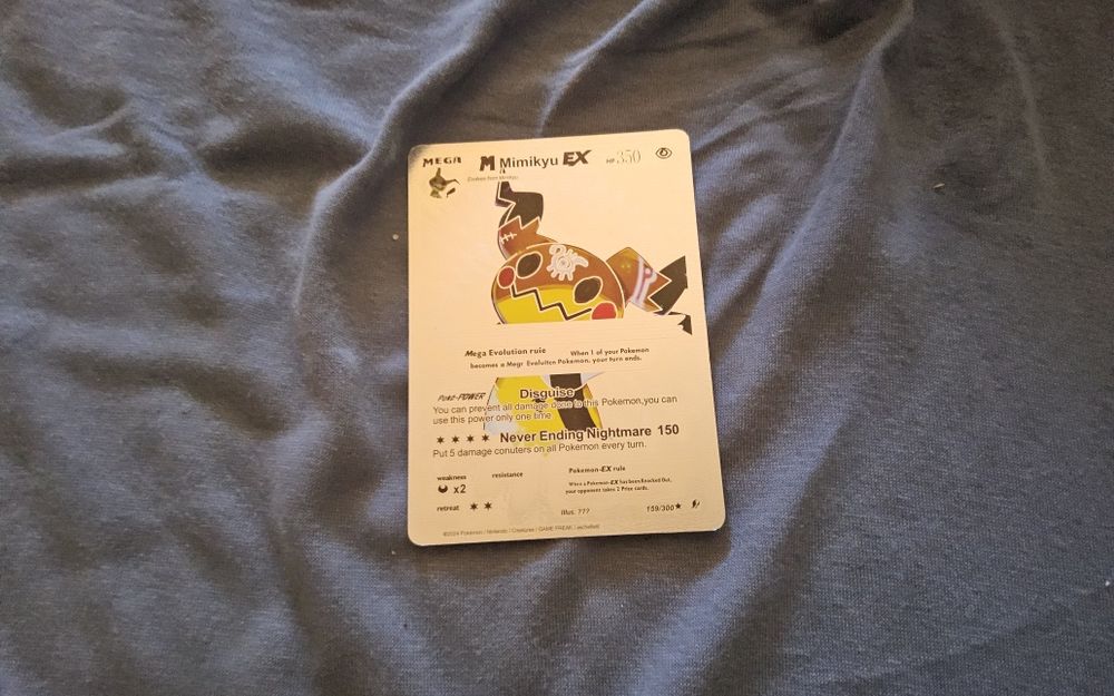 Pokémon картаMimikyu EX