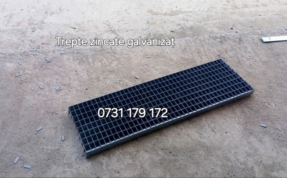 trepte zincate galvanizat transport în toată țara