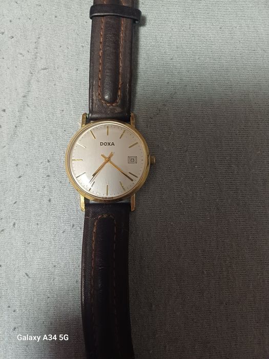 Ceas doxa mecanic original punte pe spate 1889.         6765.49