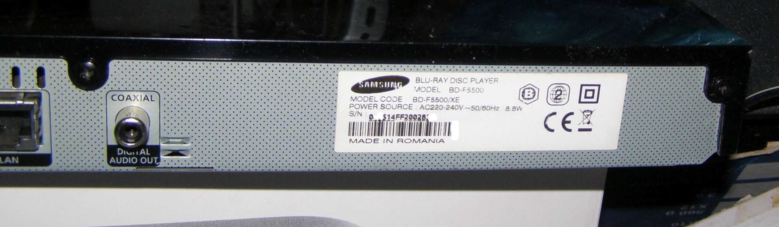 Blu-ray 3D player Samsung sau schimb