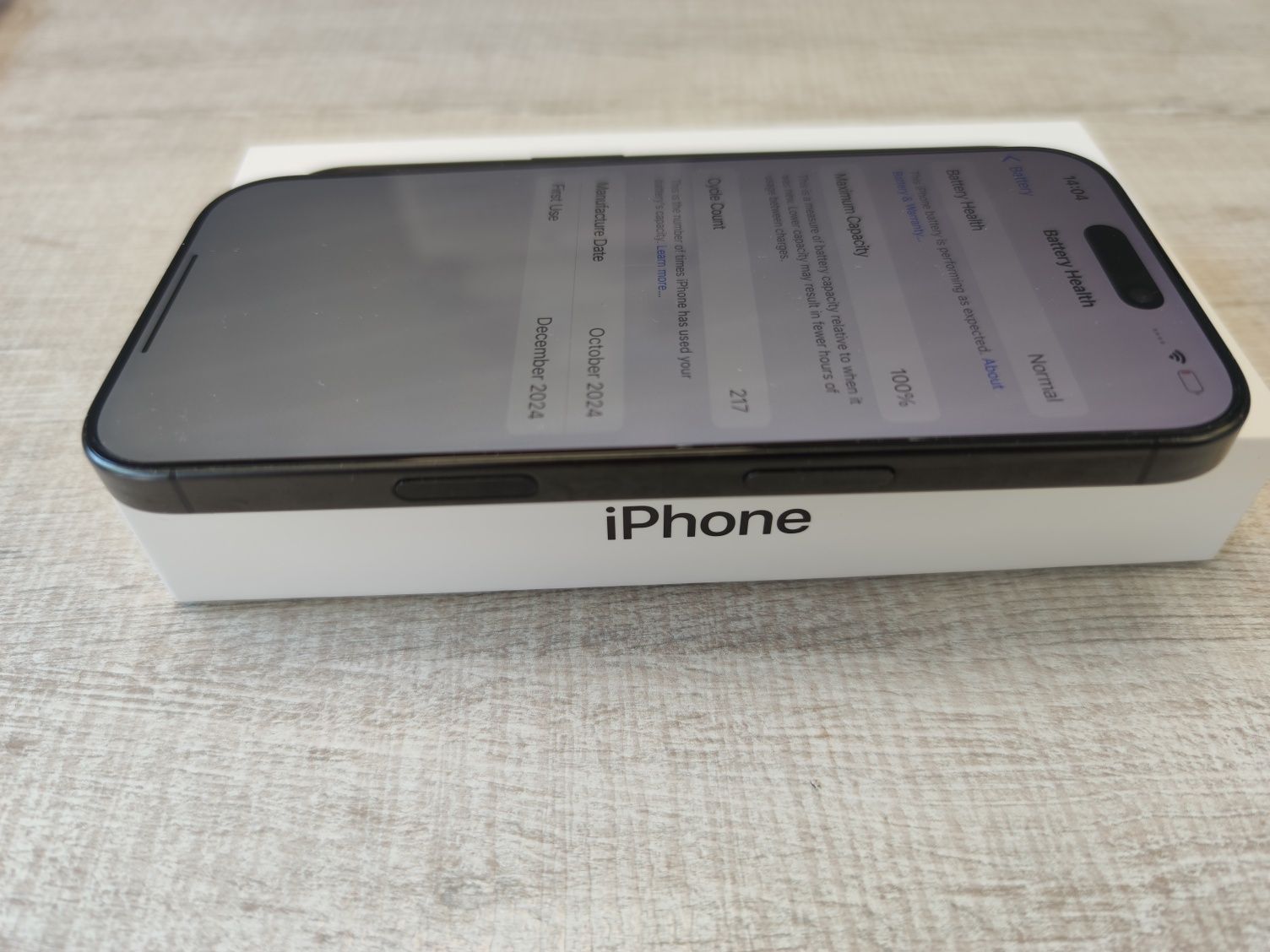 Iphone 16 pro 128gb Black 100% Battery , Епъл гарнция!