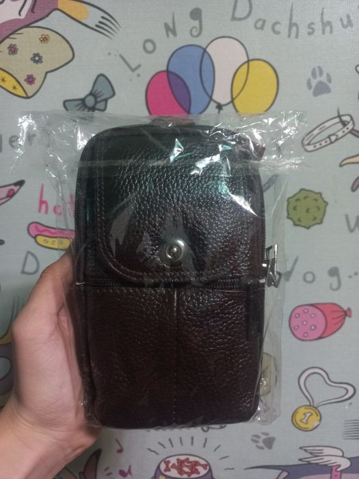 кожаная барсетка/сумка