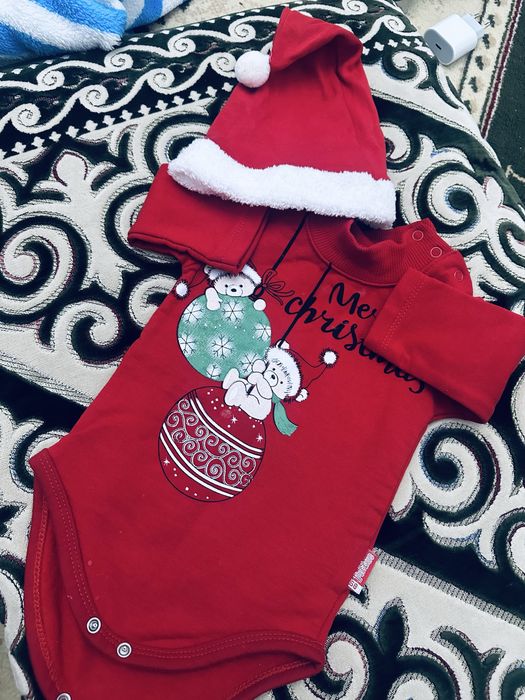 боди на новый год.новогодный костьюм