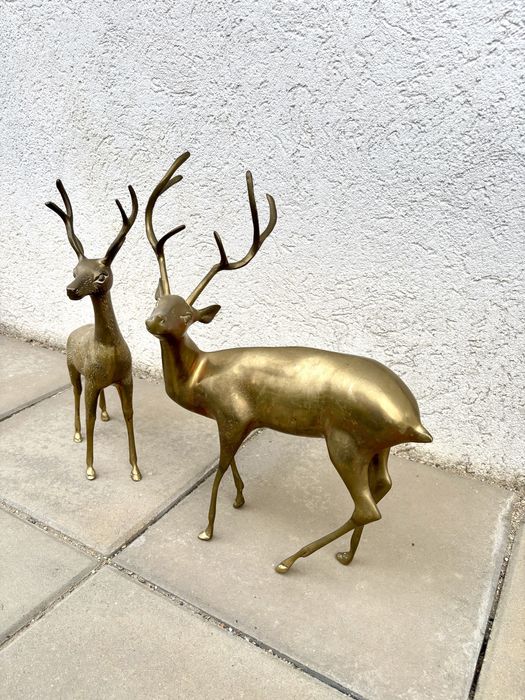 Cerbi vechi din alama