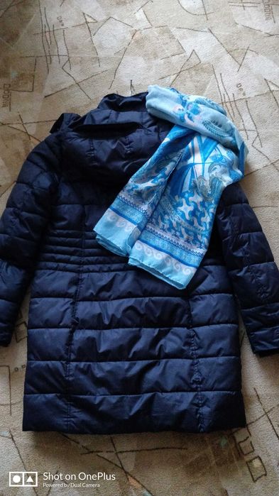 топло зимно яке + подарък шал