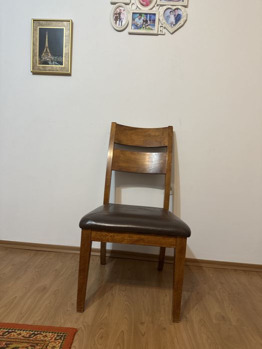 Стул дерево , кожа США