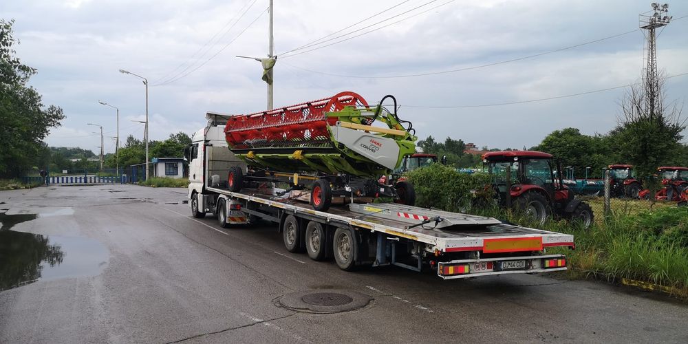 Transport cereale, mărfuri generale, utilaje