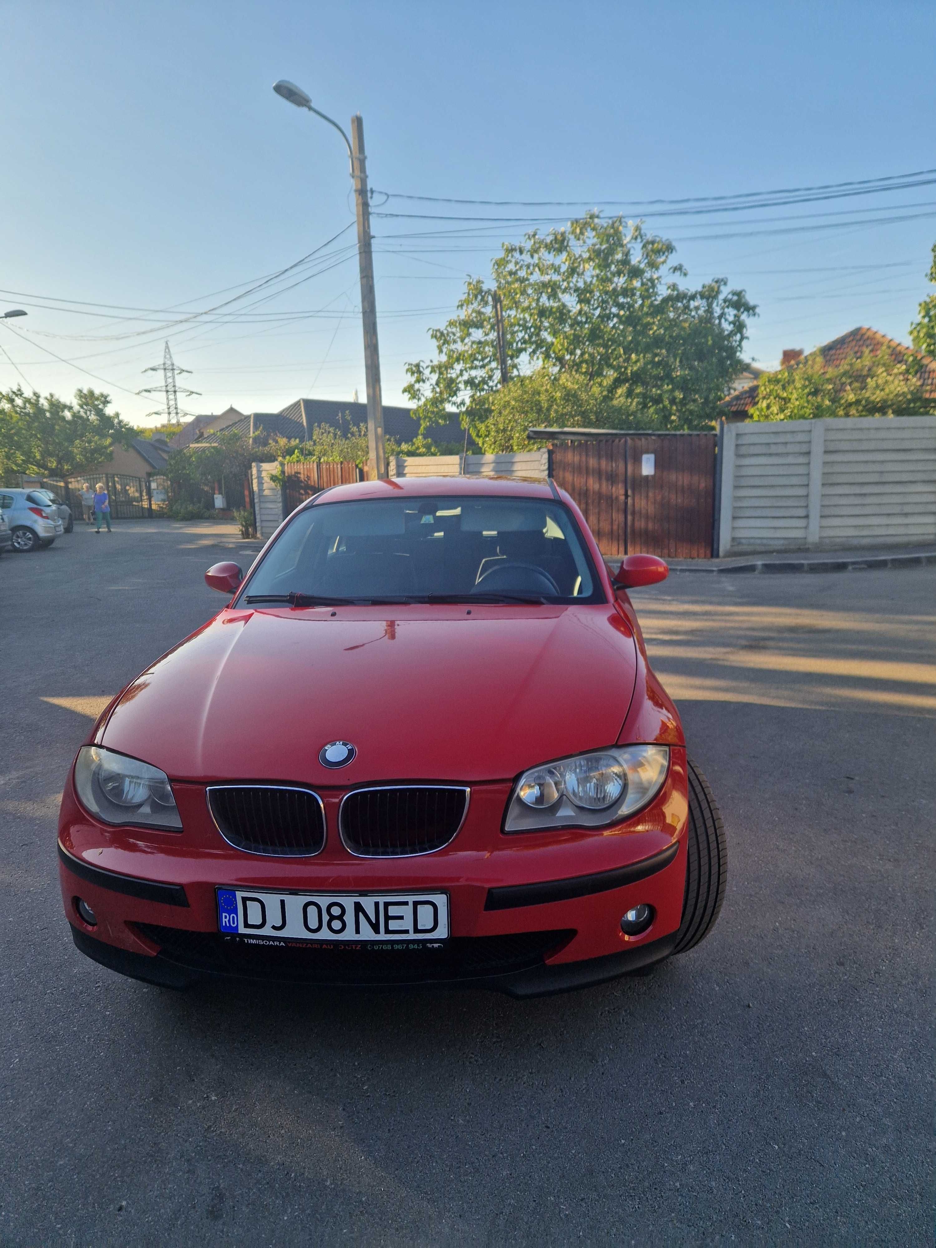 Bmw seria 1 culoarea rosie Super pret