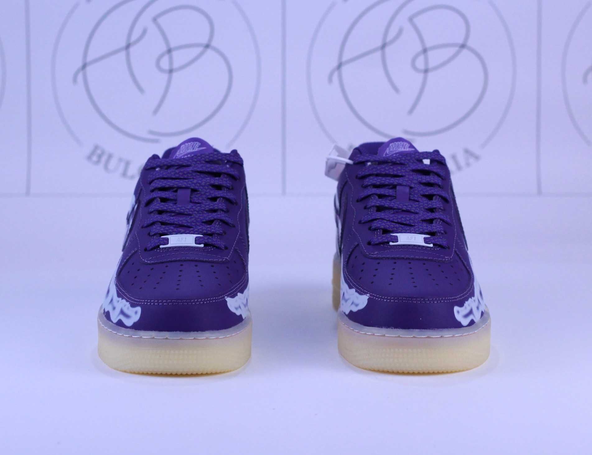 Nike Air Force 1 Computer Chip, Purple Skeleton, Black Skeleton