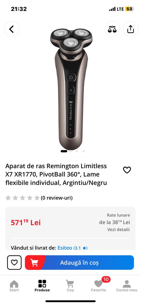 Aparat de ras Remington X7 Limitless