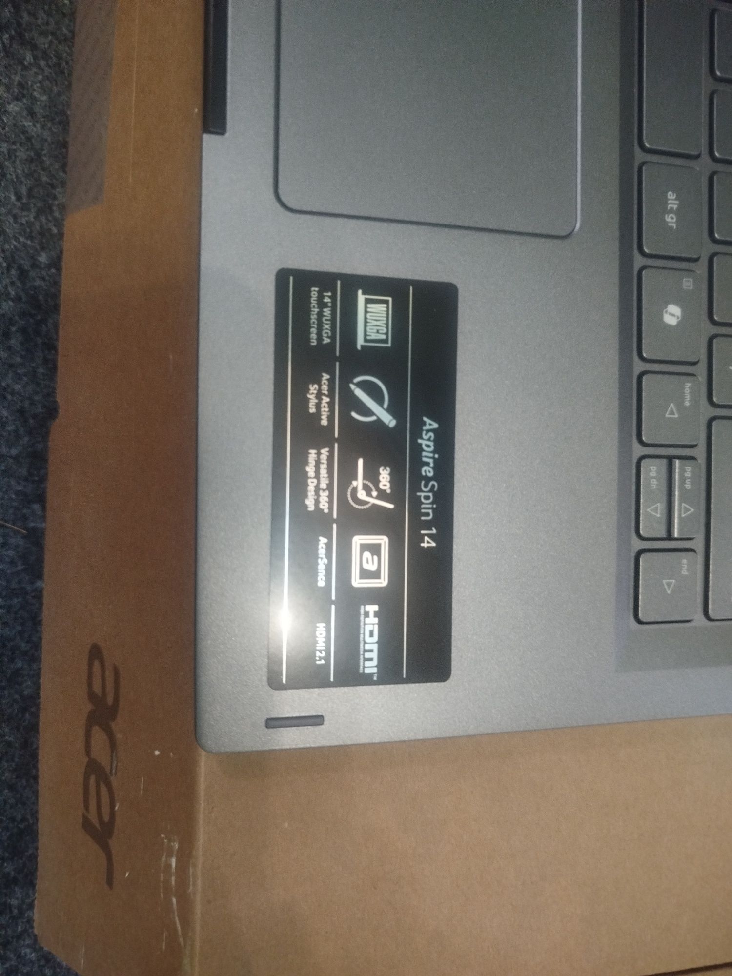 Notbook Acer Aspire Spin 14