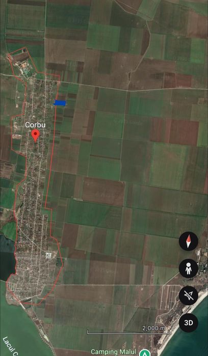 Teren la mare la Corbu, Constanta. 15 min de Mamaia Nord.