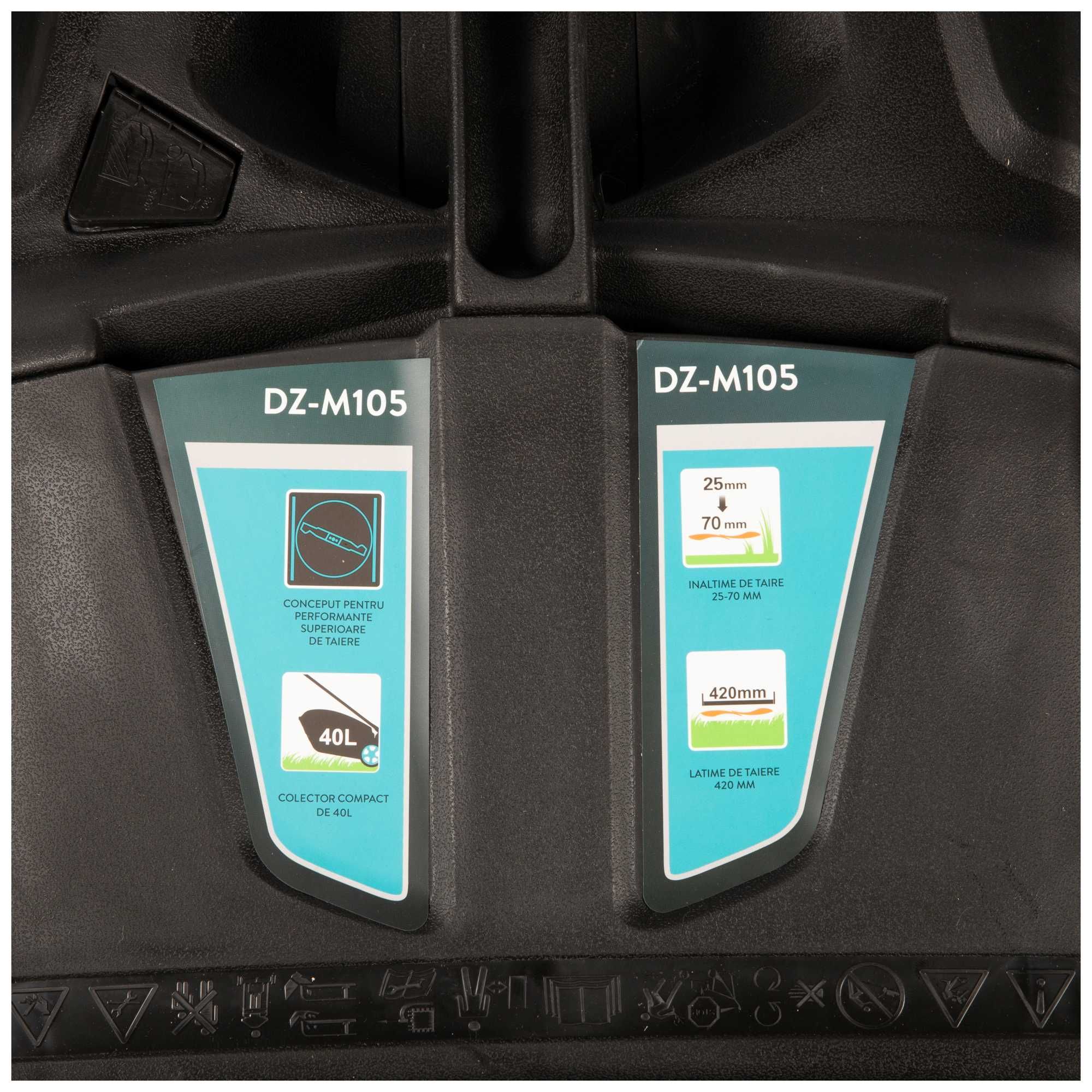 Masina de tuns gazonul pe benzina, 17″, 146CC, 40L Detoolz Garantie