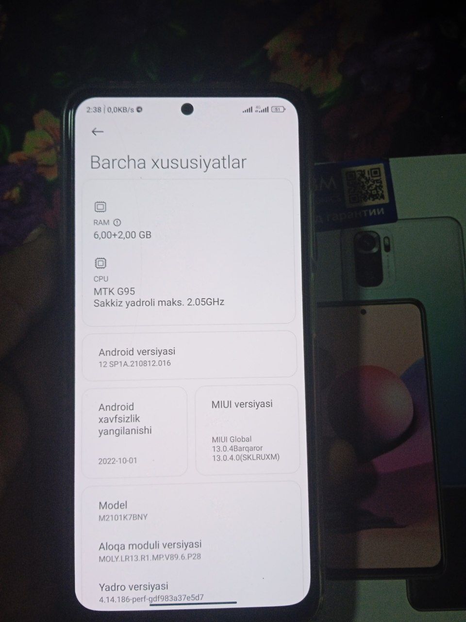 Redmi note 10s sotiladi