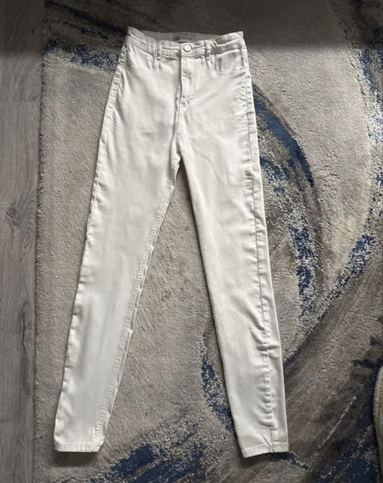 Blugi albi skinny dama