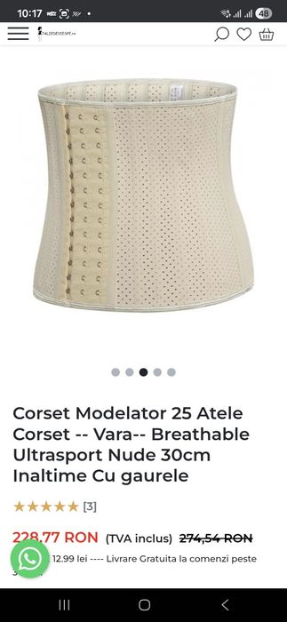 Corset talie de viespe