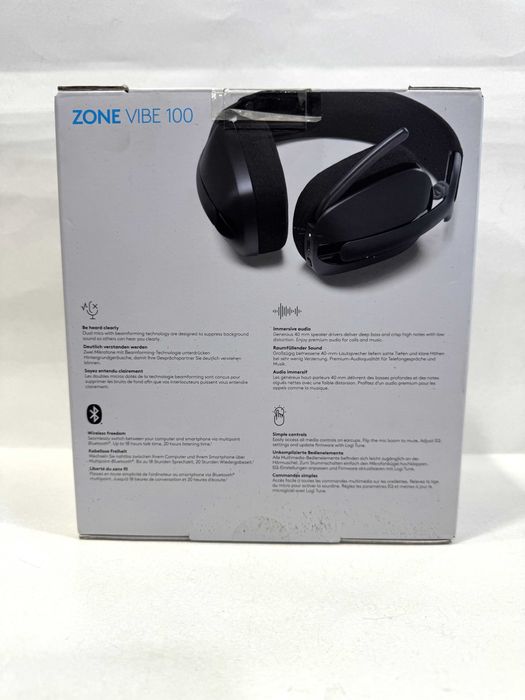 Căști Logitech Zone Vibe 100, NOU/Sigilate!