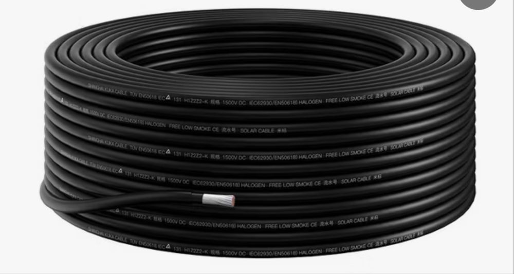 Solar 1*6 kabel quyosh panelga