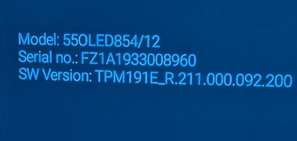 Vând Televizor OLED PHILIPS 55OLED854/12 Ambilight