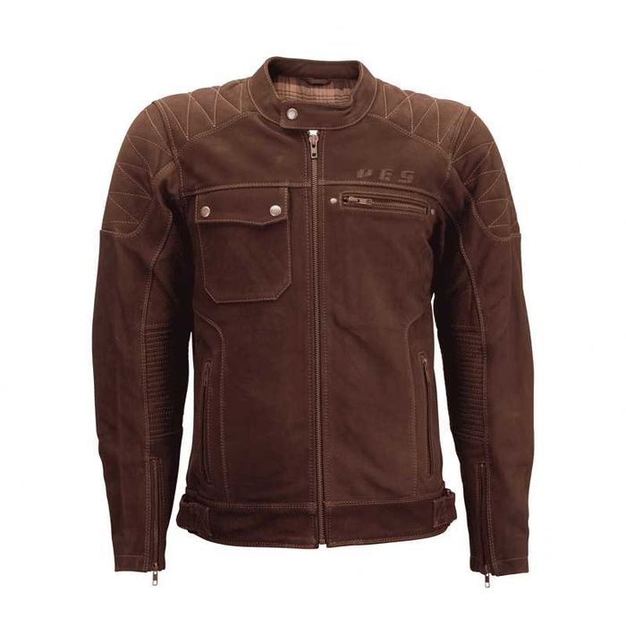 Geacă Moto din Piele Naturală PES Urban Nubuck Level 2 Mesadă de Iarnă