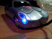 USB Мишка кола със светещи фарове