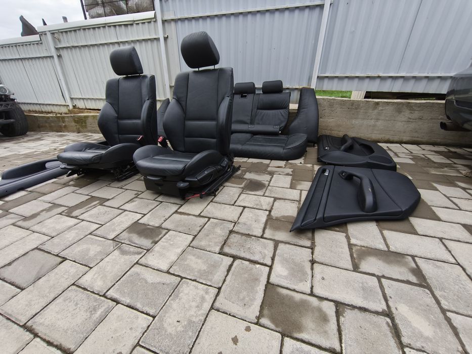 Scaune interior recaro piele neagra BMW E46 Touring