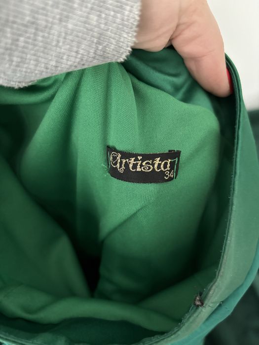 Rochie verde eleganta