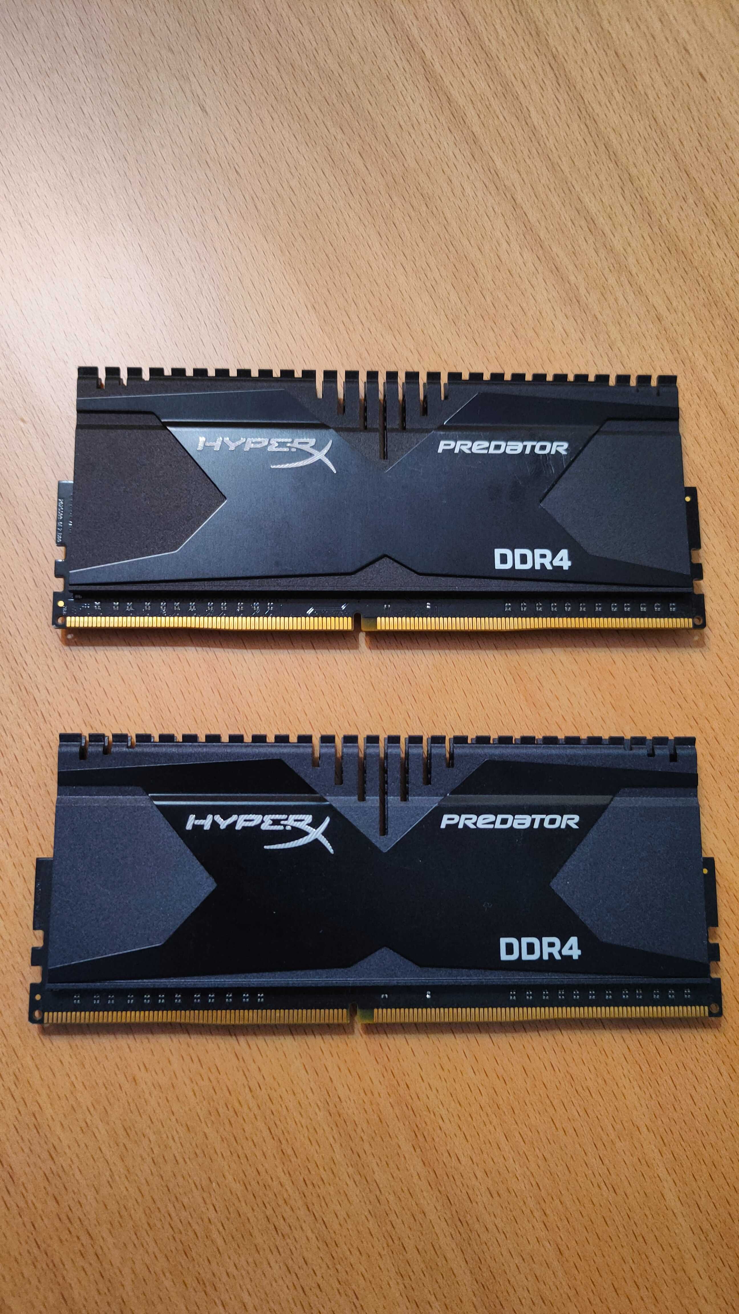 Ram 2x4 GB DDR4 HyperX Predator 3000 MHz.