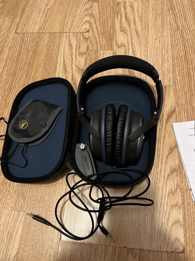 Căști Bose Quietcomfort 25 noise cancelling black, stare foarte buna