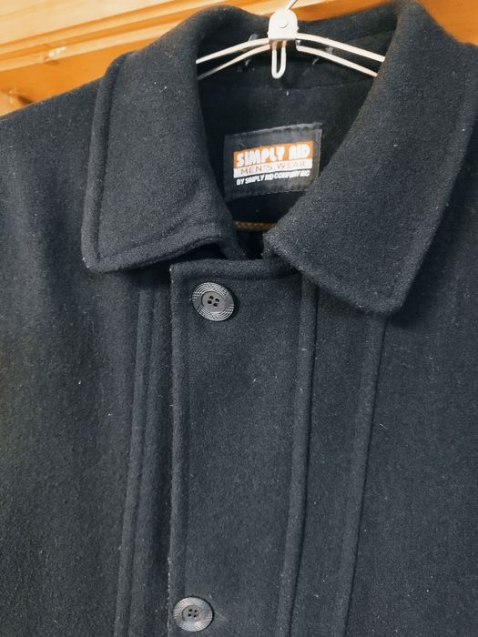 Мъжко топло палто и велурено сако (яке) от естествена кожа.