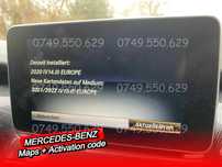 USB Actualizare Harti Navigatie Mercedes NTG 5S2 C W205 GLC W253 W447